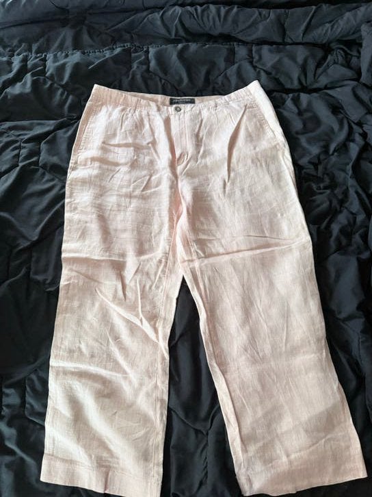 Driekwart wijde pijpen broek van Anna Montana, Verzenden, Maat 46/48 (XL) of groter, Driekwart, Roze