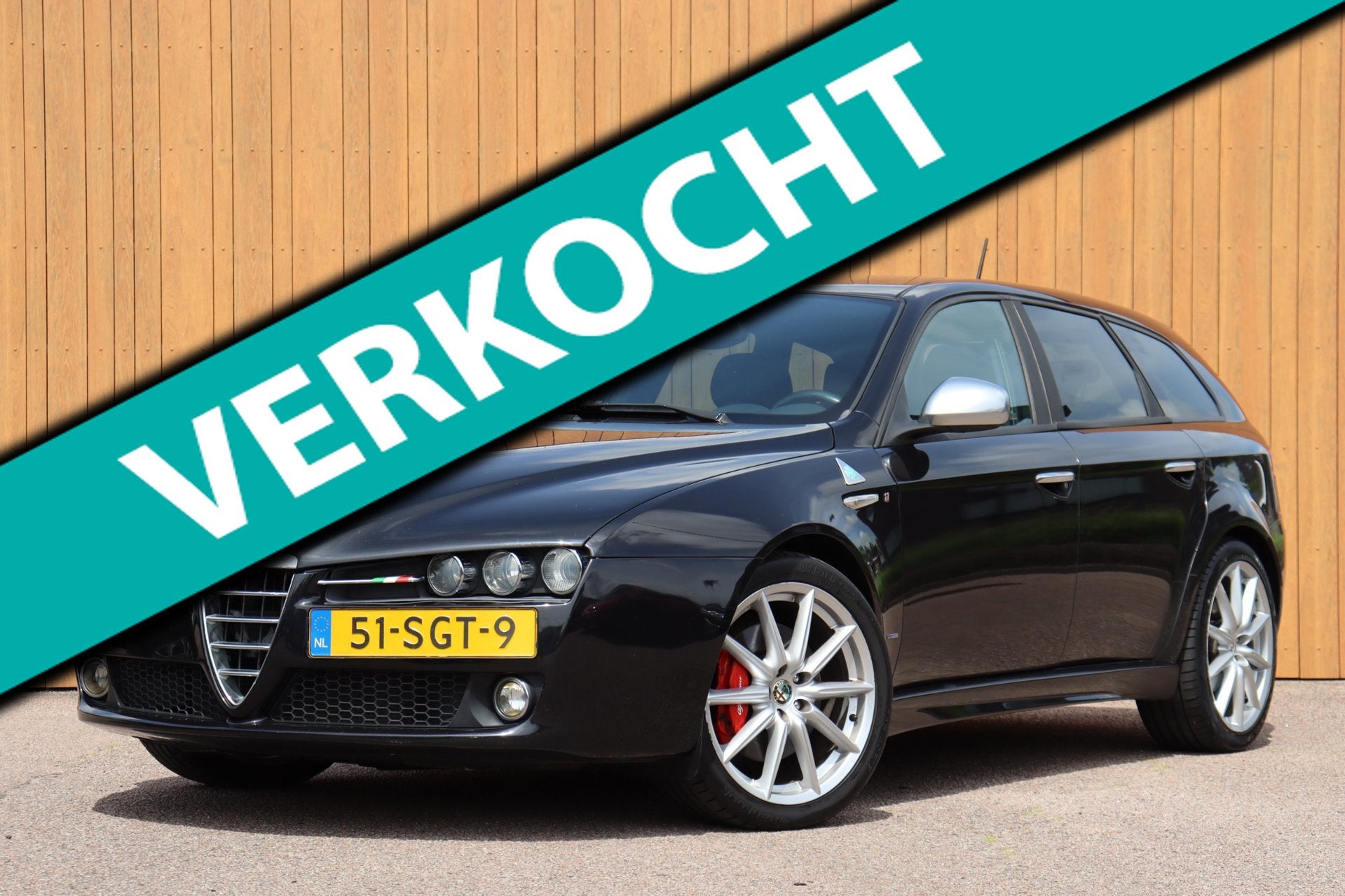 Alfa Romeo 159 Sportwagon 1.7 T Ti Distinctive orgNL, Voorwielaandrijving, Euro 5, Gebruikt, Zwart