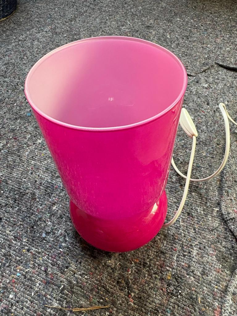Roze tafellamp / sfeerlamp, Ophalen of Verzenden, Gebruikt
