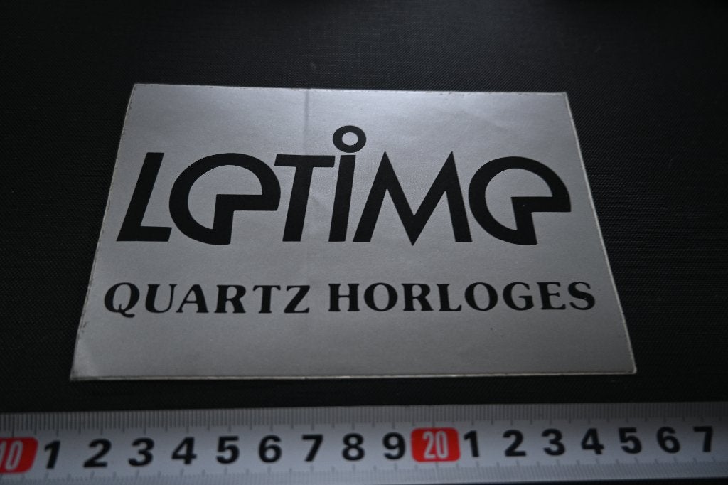 sticker logo LETIME quarts horloges, Ophalen of Verzenden, Zo goed als nieuw