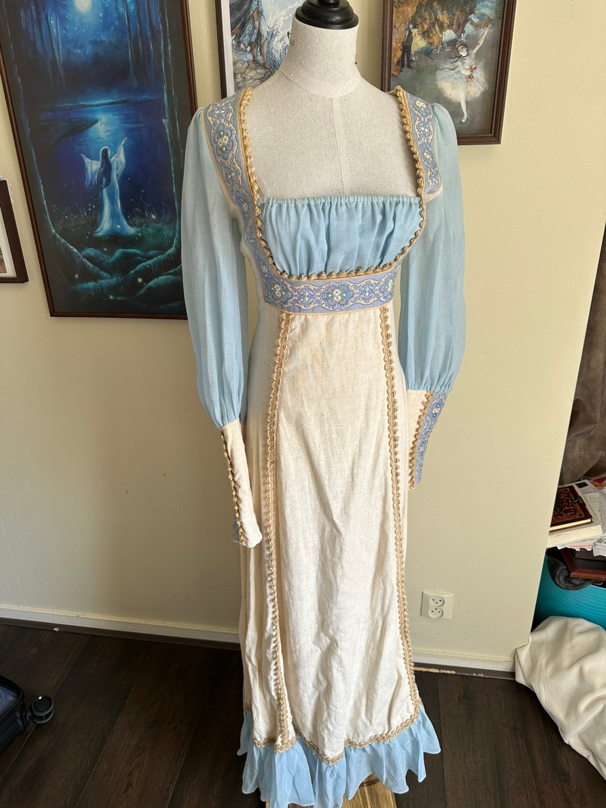 Gunne Sax middeleeuwse jurk, Kleding | Dames, Meerkleurig, Ophalen of Verzenden, Maat 34 (XS) of kleiner, Gedragen