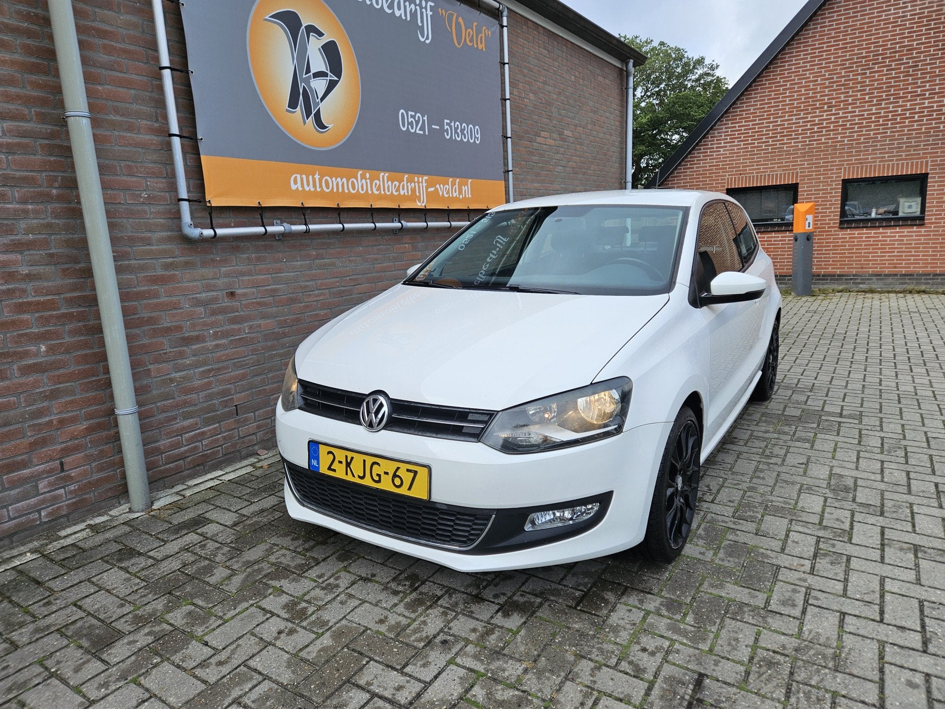 Volkswagen Polo 1.2 Easyline (bj 2011), Voorwielaandrijving, Euro 5, Zwart, 60 pk