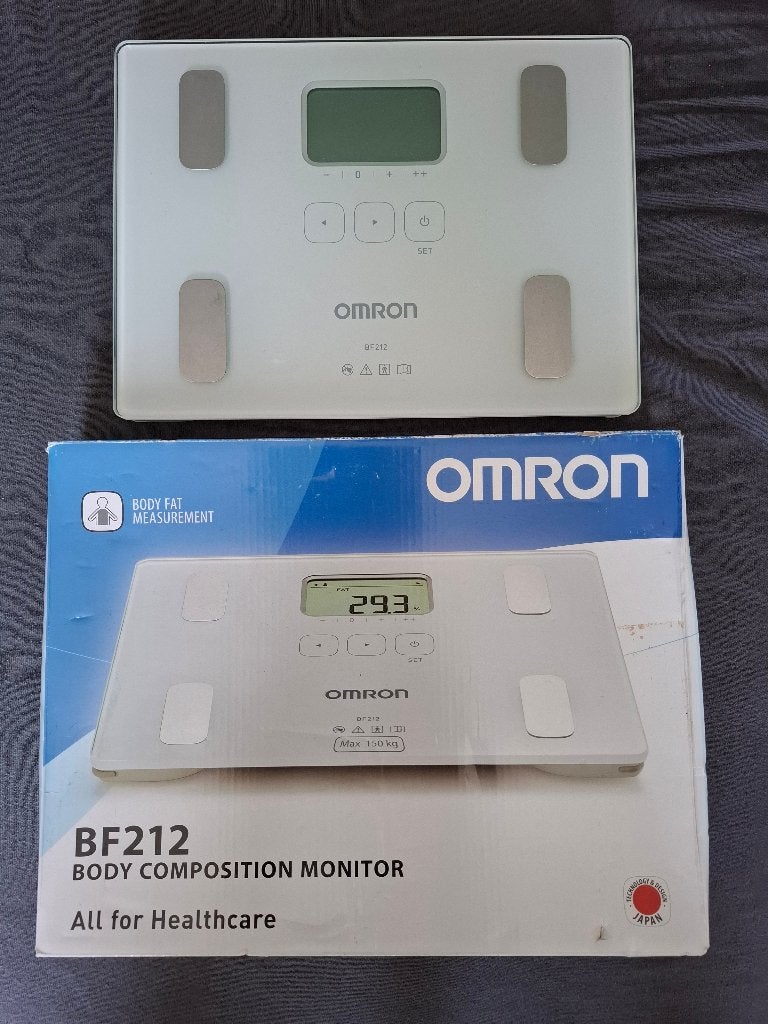 Omron Healthcare BF212 BMI lichaamsvet lichaamsgewicht, Ophalen of Verzenden, Zo goed als nieuw, Overige typen