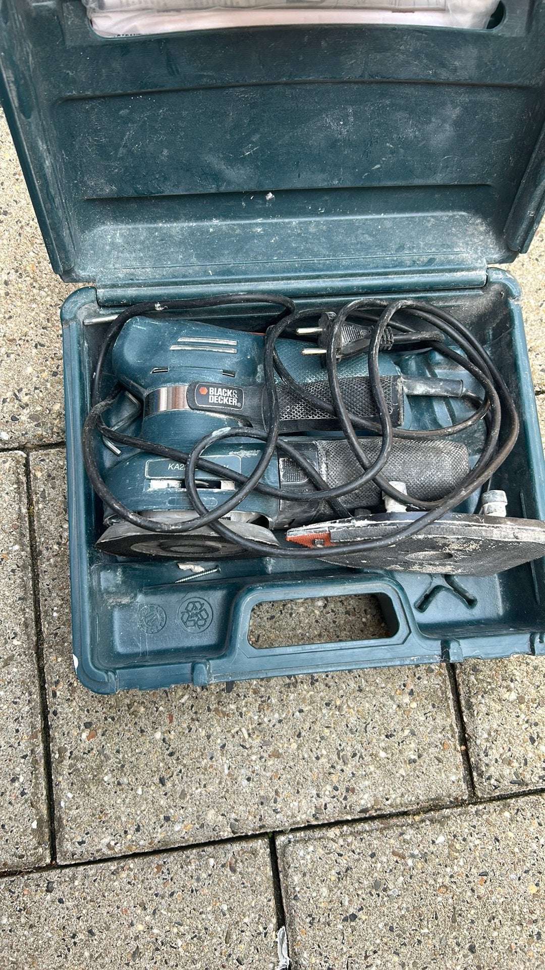 Schuurmachine Black&Decker in doos, Ophalen of Verzenden, Zo goed als nieuw, Minder dan 600 watt, Vlakschuurmachine