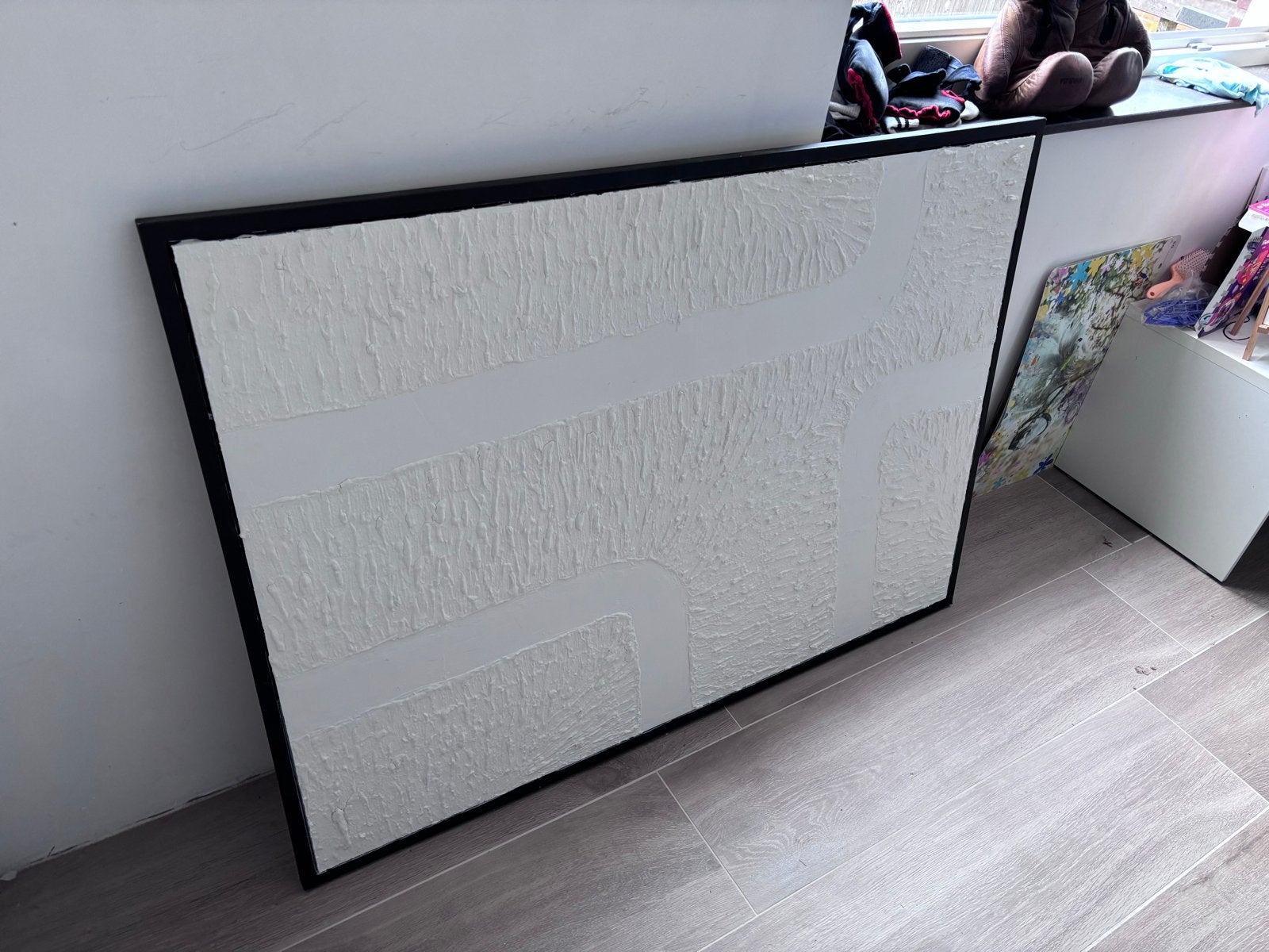 Groot reliëf schilderij - IKEA Vilshult (140x100 cm), Ophalen