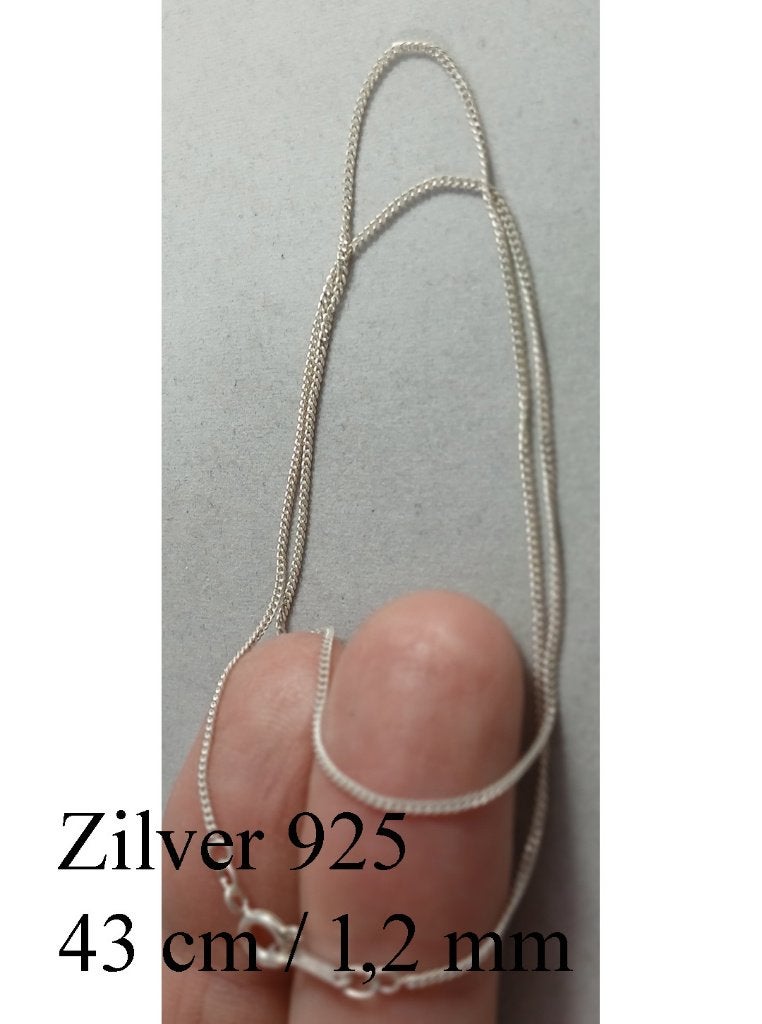 Zilveren ketting Gourmet 43 cm 1,2 mm 835 zilver, Sieraden, Tassen en Uiterlijk, Kettingen, Zilverjuwelier.nl, Nieuw, Ophalen of Verzenden