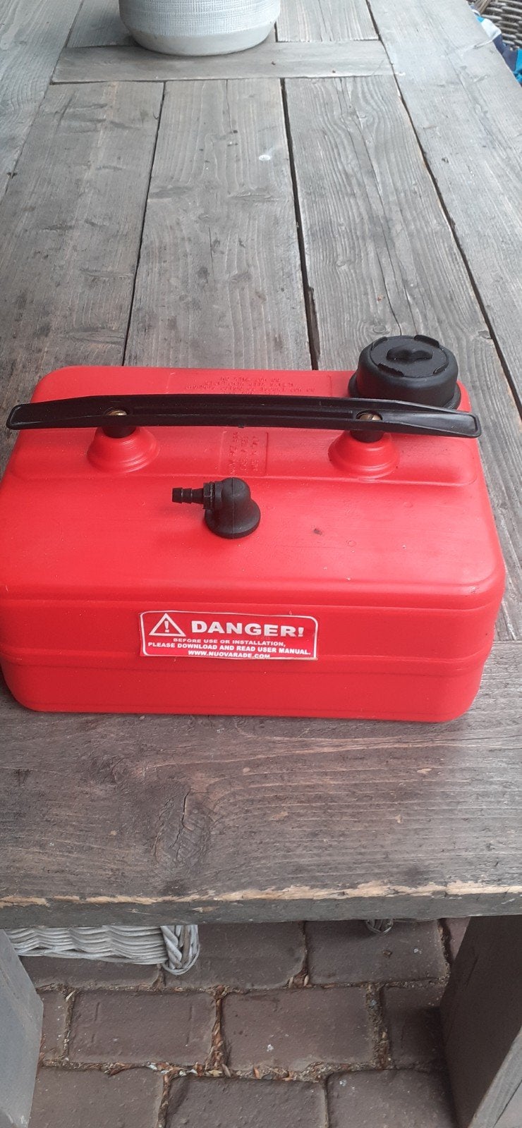Benzine tank boot, Watersport en Boten, Ophalen, Zo goed als nieuw, Motor en Techniek