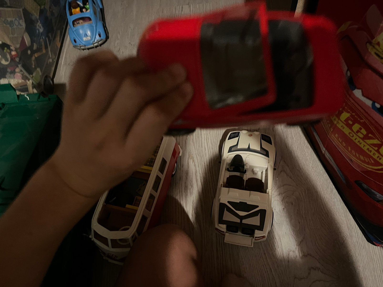 Klein rood playmobil autotje, Ophalen, Gebruikt, Voertuig