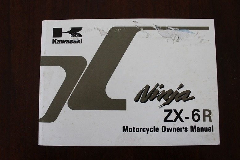 Kawasaki Ninja ZX-6R 2000 motorcycle owner's manual ZX600-J1, Motoren, Ophalen of Verzenden, Kawasaki