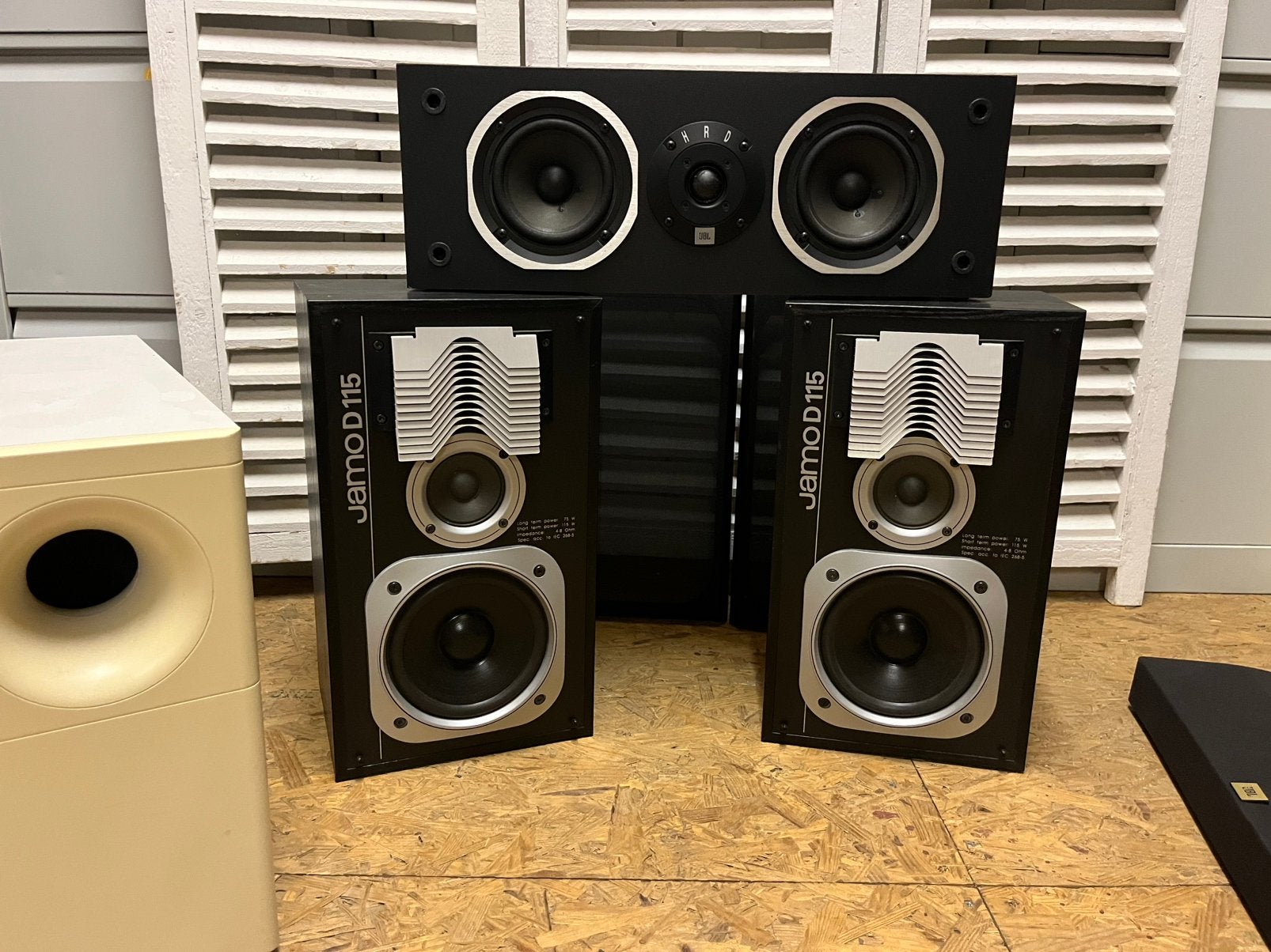Jamo Böse Jbl luidsprekers, Ophalen, Gebruikt, 60 tot 120 watt, Geschikt voor surround/home cinema