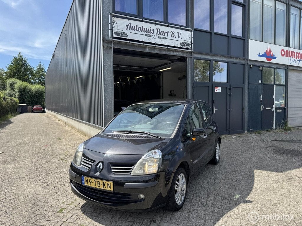Renault Modus 1.4-16V Dynamique Airco! Nieuwe APK! NAP Logis, Auto's, Renault, Voorwielaandrijving, Gebruikt, Zwart, 4 cilinders