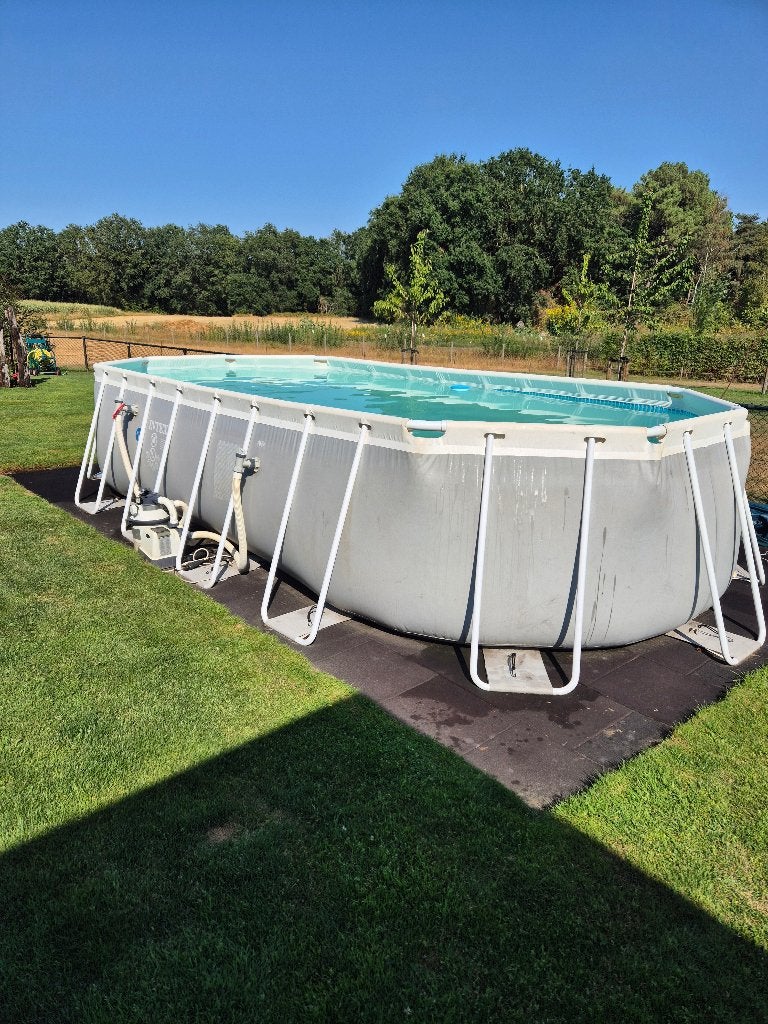 Intex Opzetzwembad 3x6 meter diepte  1.2 m, Tuin en Terras, Ophalen, Gebruikt, 80 tot 120 cm, 300 cm of meer
