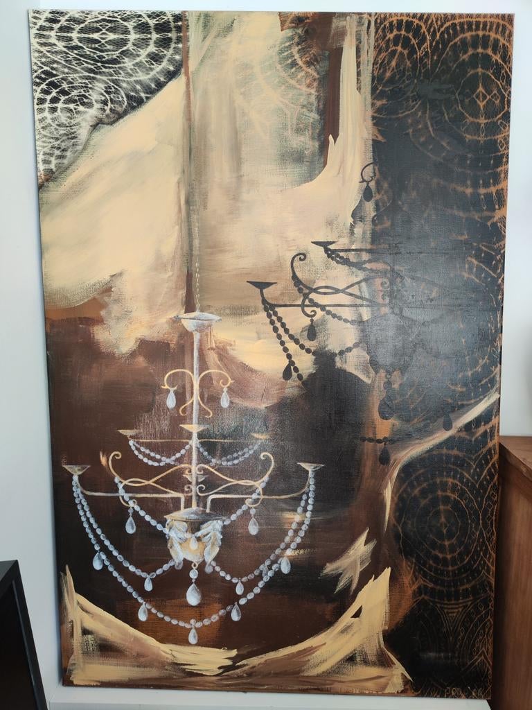 Schilderij Ilse Stolz - Kroonluchter (2006), Ophalen