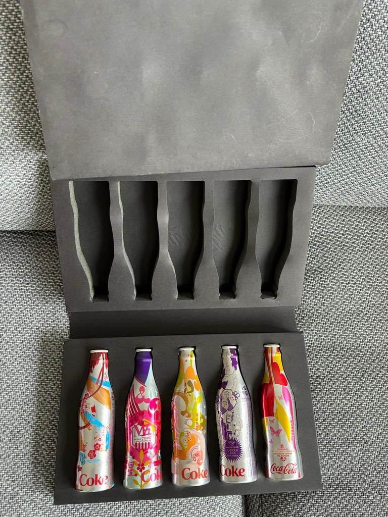 Coca Cola Box Set M5 serie limited edition, Ophalen of Verzenden, Zo goed als nieuw, Verpakking