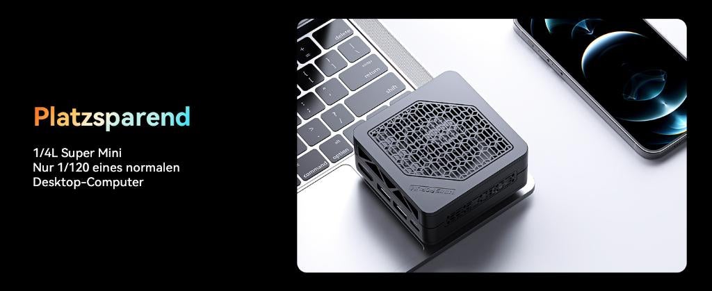 MINISFORUM Mercury EM680,AMD Ryzen 7 6800U, 32GB / 512G, Minisforum, 32 GB, Zo goed als nieuw, AMD Ryzen 7