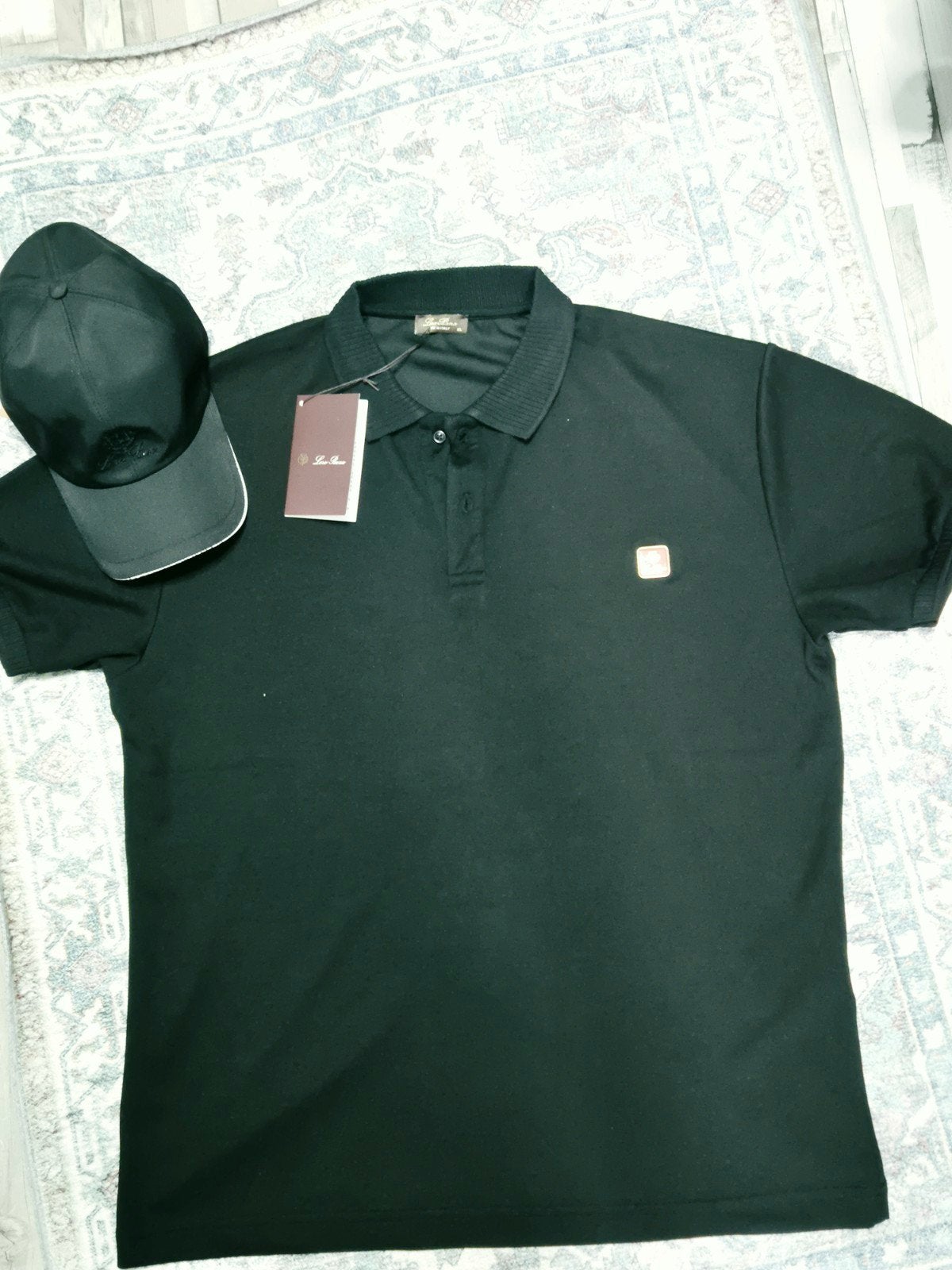 zwarte loro piana polo nieuw xl, Ophalen of Verzenden, Nieuw, Maat 56/58 (XL), Zwart
