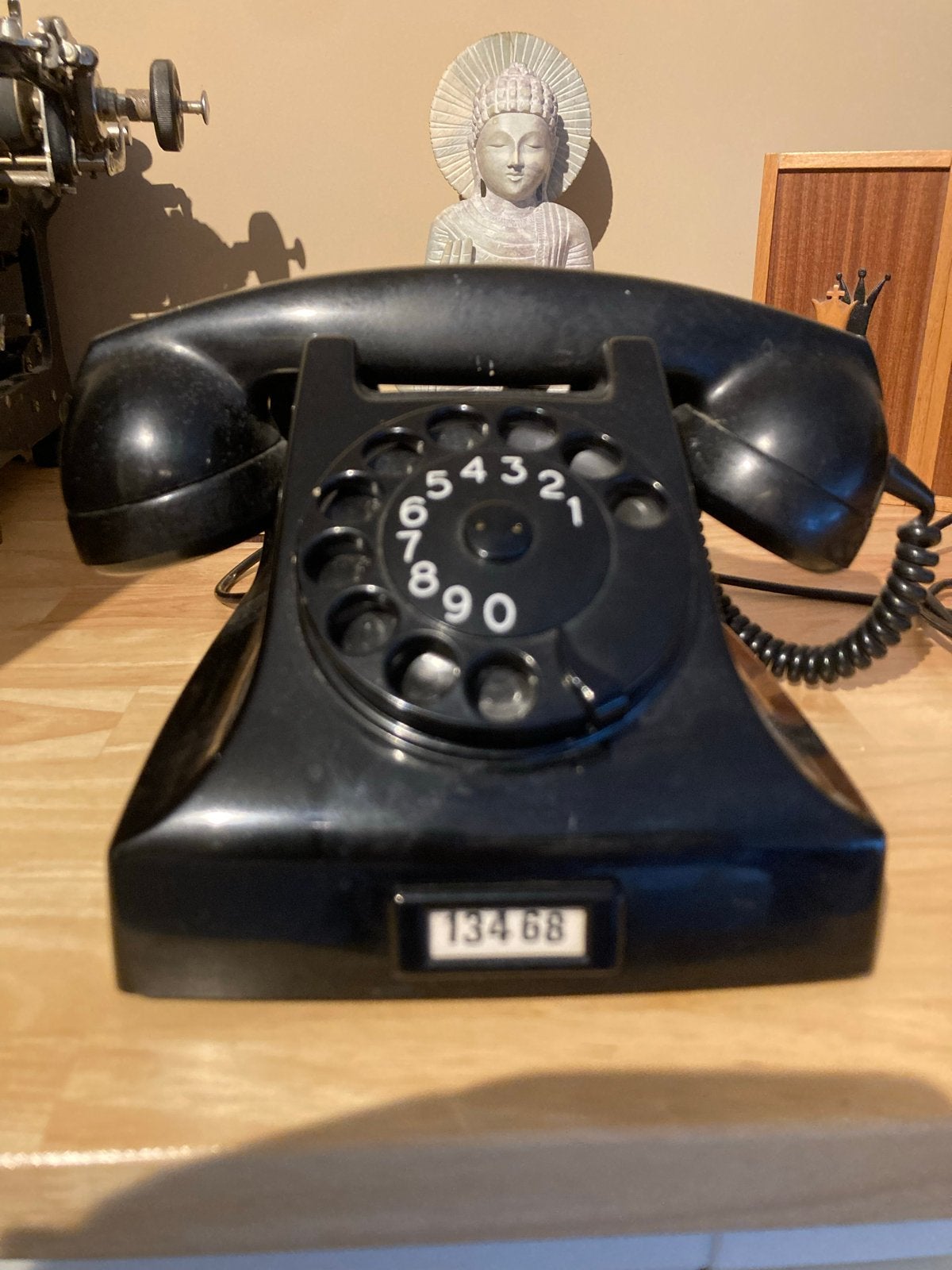 Vintage Ericsson PTT Telefoon met Draaischijf, Telecommunicatie, Vaste telefoons | Niet Draadloos, Ophalen, Gebruikt, Met draaischijf