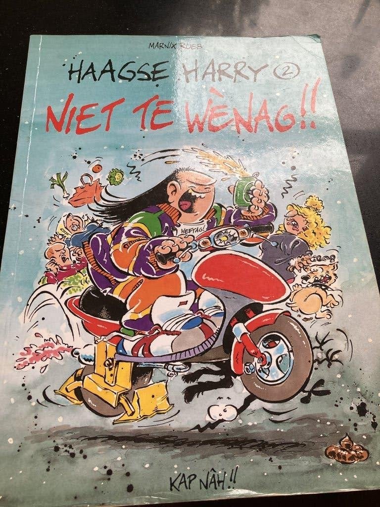 Haagse Harrie deel 2, Gelezen, Eén stripboek, Ophalen of Verzenden, Marnix Rueb