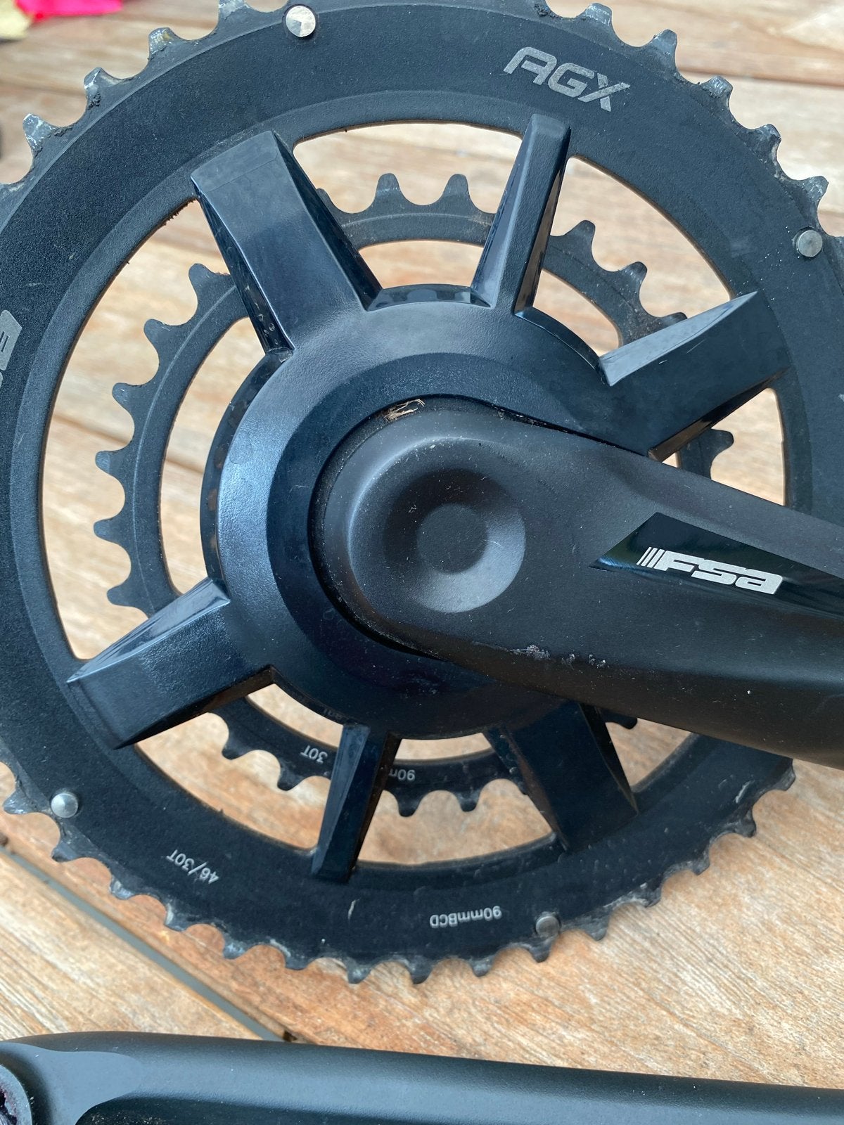 FSA grossamer pro 11 speed crank, Fietsen en Brommers, Fietsonderdelen, Zo goed als nieuw, Crankstel of Pedalen, Aluminium, Gravelbike