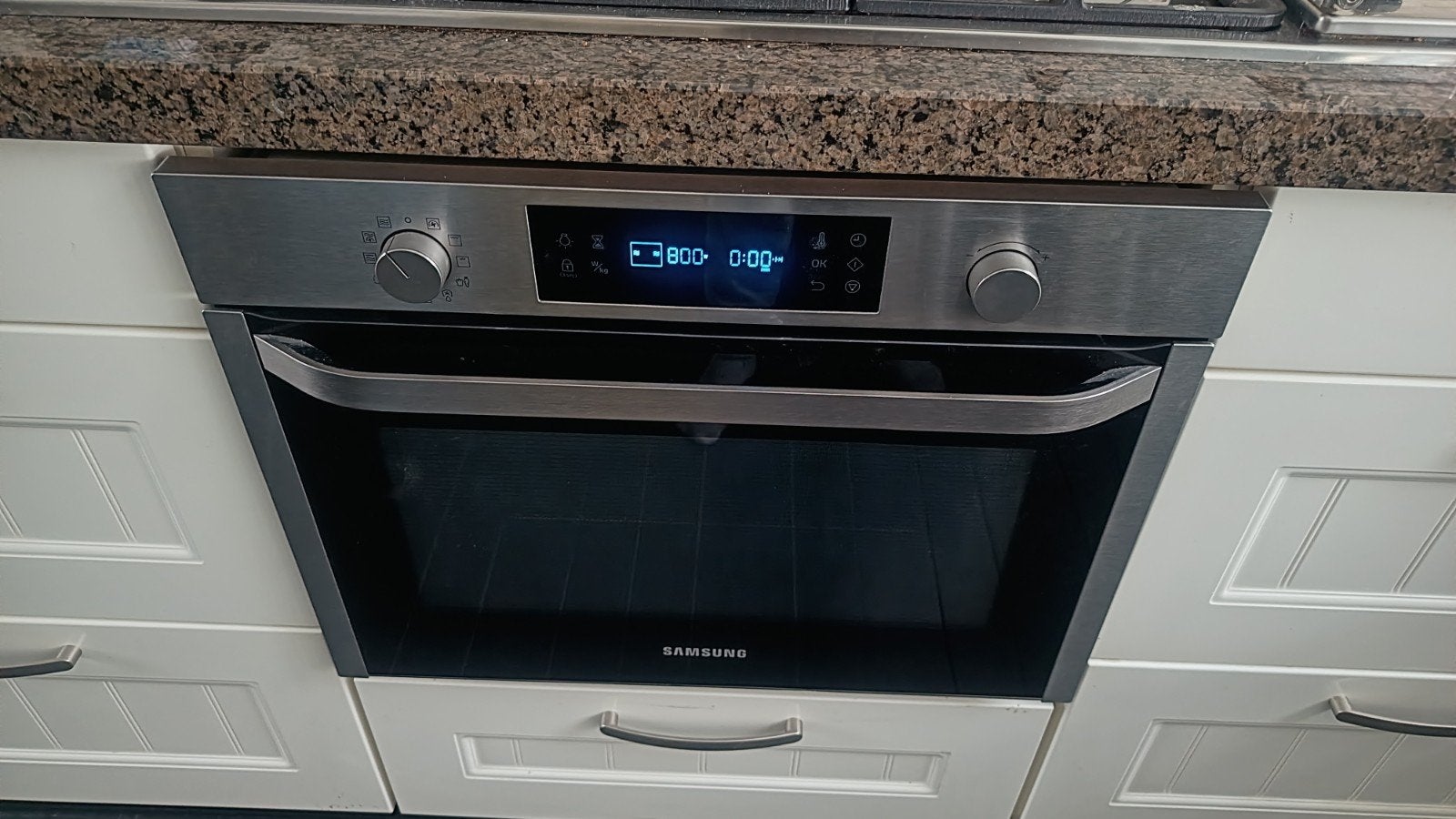Samsung Inbouw Combi Oven met Magnetron (vaste prijs), Ophalen, Zo goed als nieuw, Oven met grill, 55 tot 60 cm