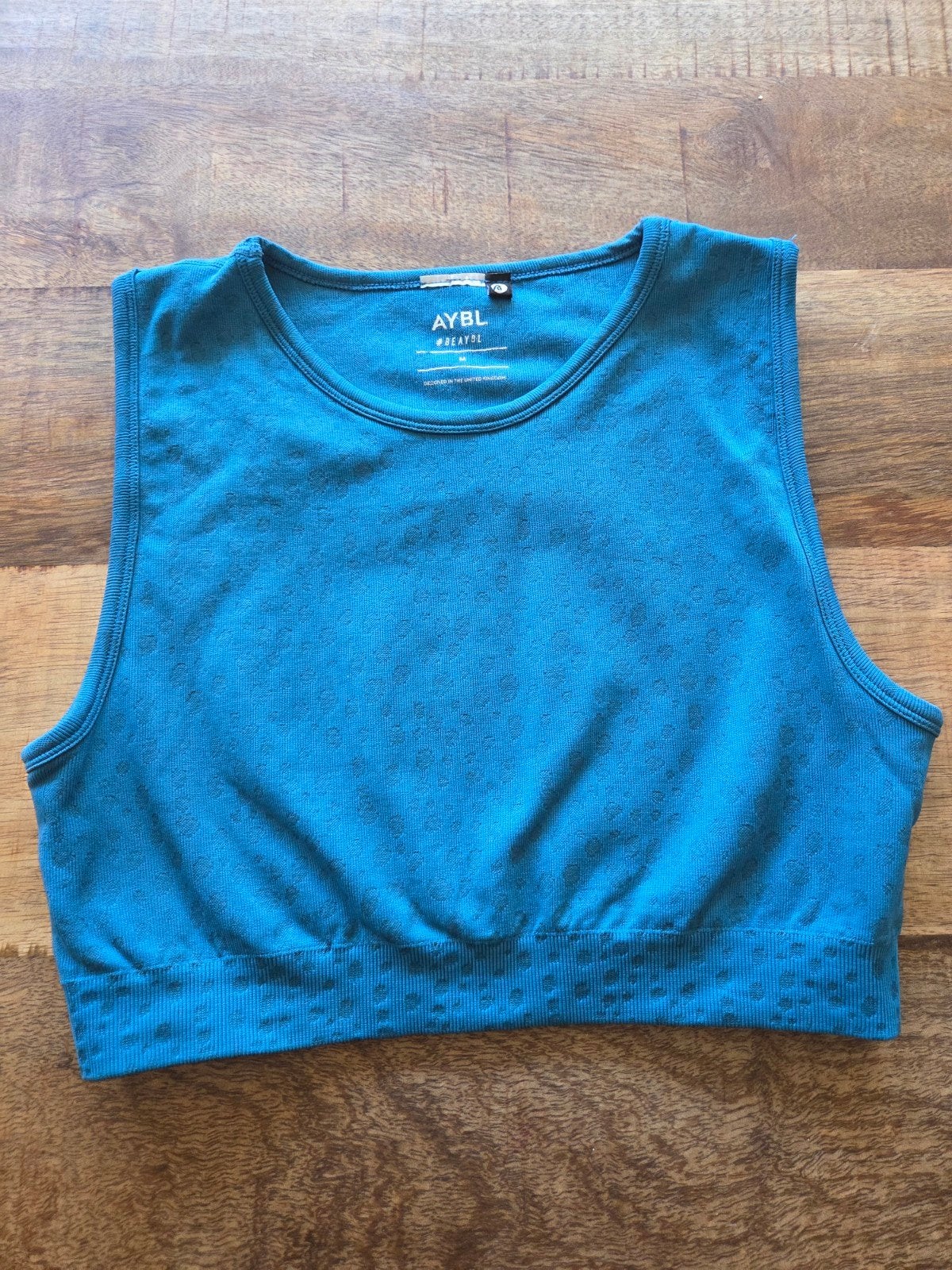 AYBL blauwe sporttop maat M - In goede staat, Kleding | Dames, Maat 38/40 (M), AYBL, Blauw, Ophalen of Verzenden