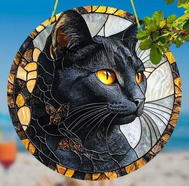 Raamhanger poes ( extra kleurrijk ), Verzenden, Nieuw