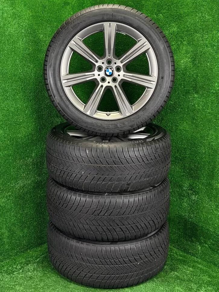 Originele 20 inch BMW velgen met winterbanden X5 X6 g05 g06, Gebruikt, 275 mm, Banden en Velgen, Germany