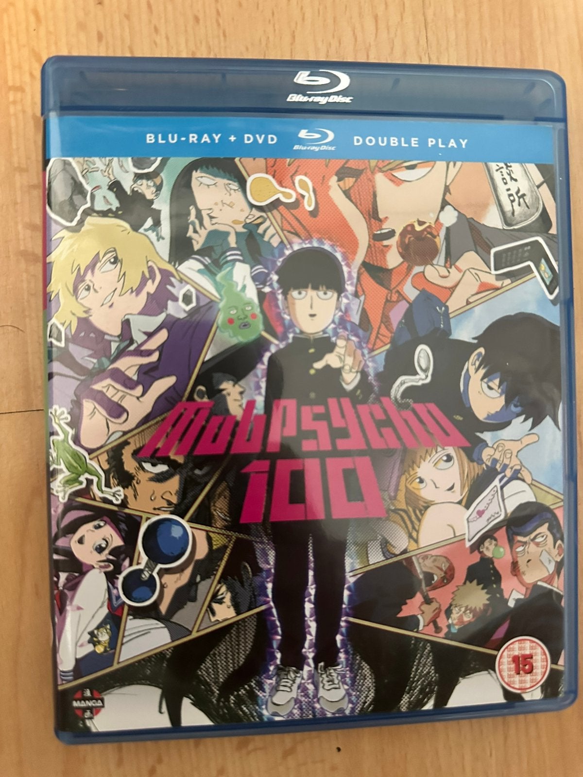 Mob Psycho 100 Anime Bluray / Dvd combo Season 1 Compleet!, Ophalen of Verzenden, Zo goed als nieuw