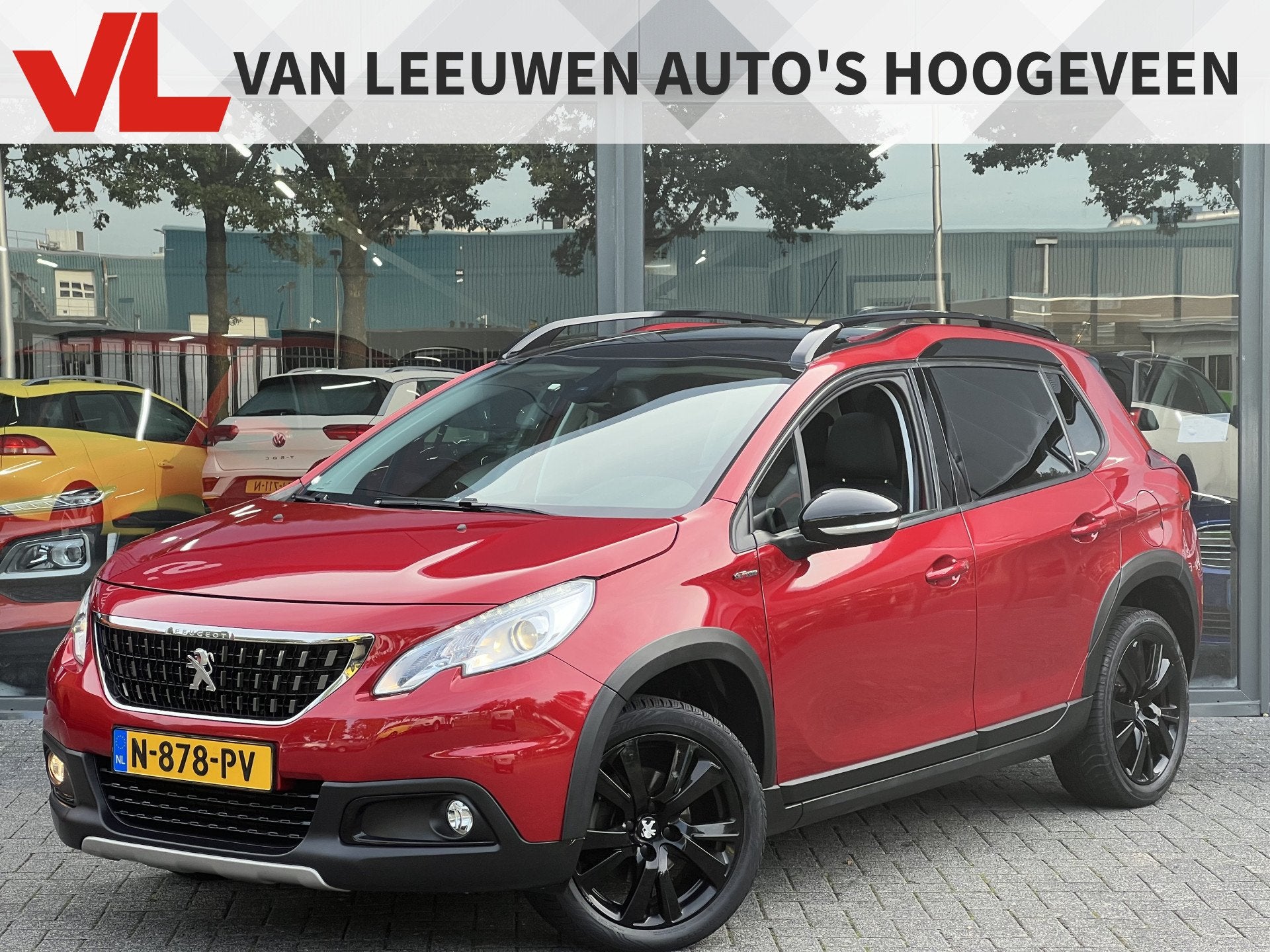 Peugeot 2008 1.2 PureTech GT-line | RIJKLAAR | Pano | Stoelv, Auto's, Voorwielaandrijving, Bedrijf, Handgeschakeld, Automatische klimaatregeling