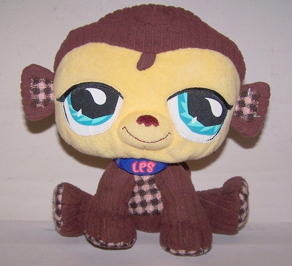 Littlest Pet Shop Hasbro LPS pluche aap. Nieuwstaat., Overige merken, Overige karakters, Overige typen, Ophalen of Verzenden
