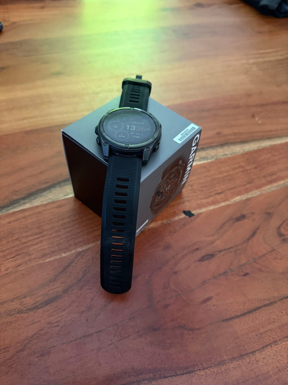 Garmin Fenix 8 51mm solar sapphire, Sieraden, Tassen en Uiterlijk, Ophalen of Verzenden, Zo goed als nieuw, Zwart, Android