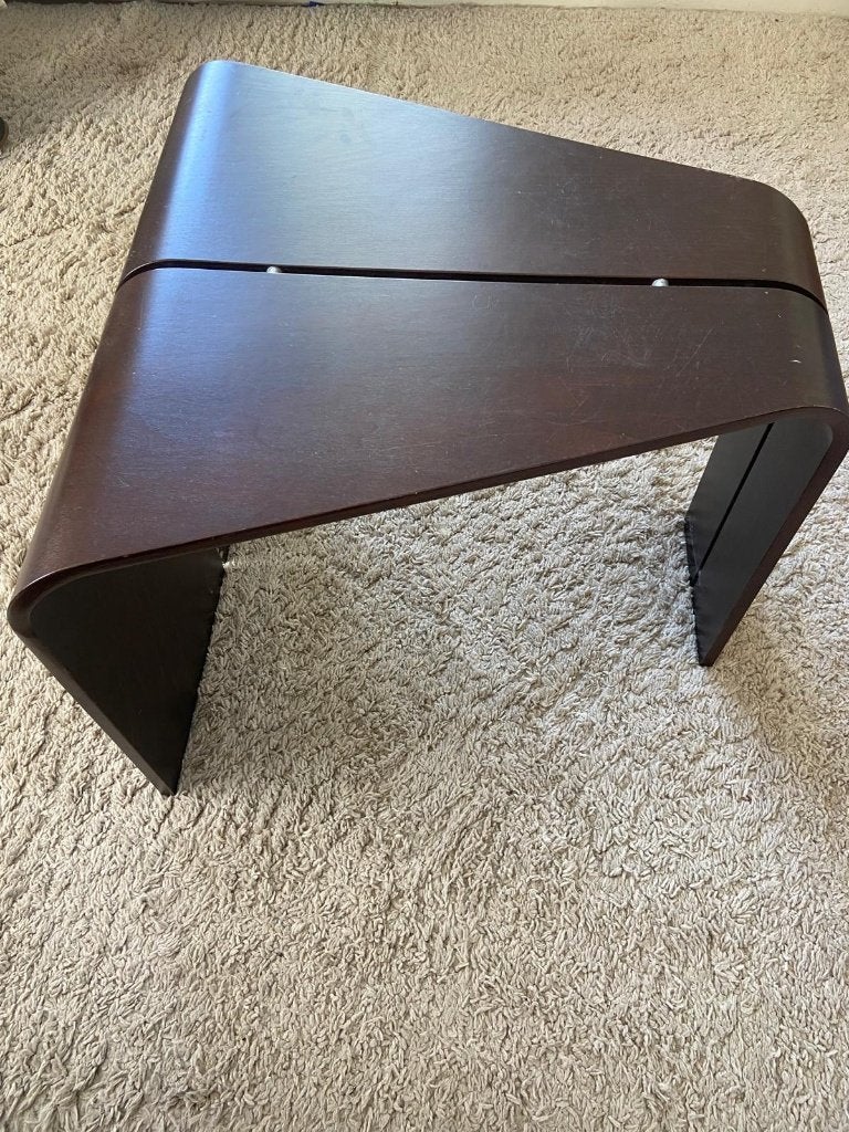 Modieuze houten bijzettafel, 45 tot 60 cm, Gebruikt, Hout, 55 tot 75 cm