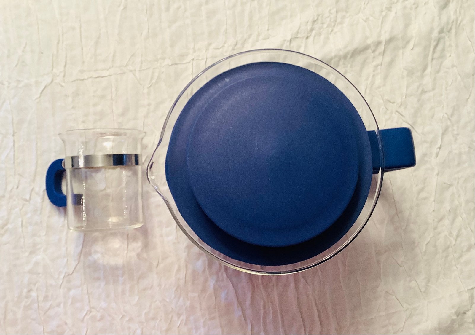 Prachtige Bodum Theepot met theeglas, Ophalen of Verzenden, Zo goed als nieuw