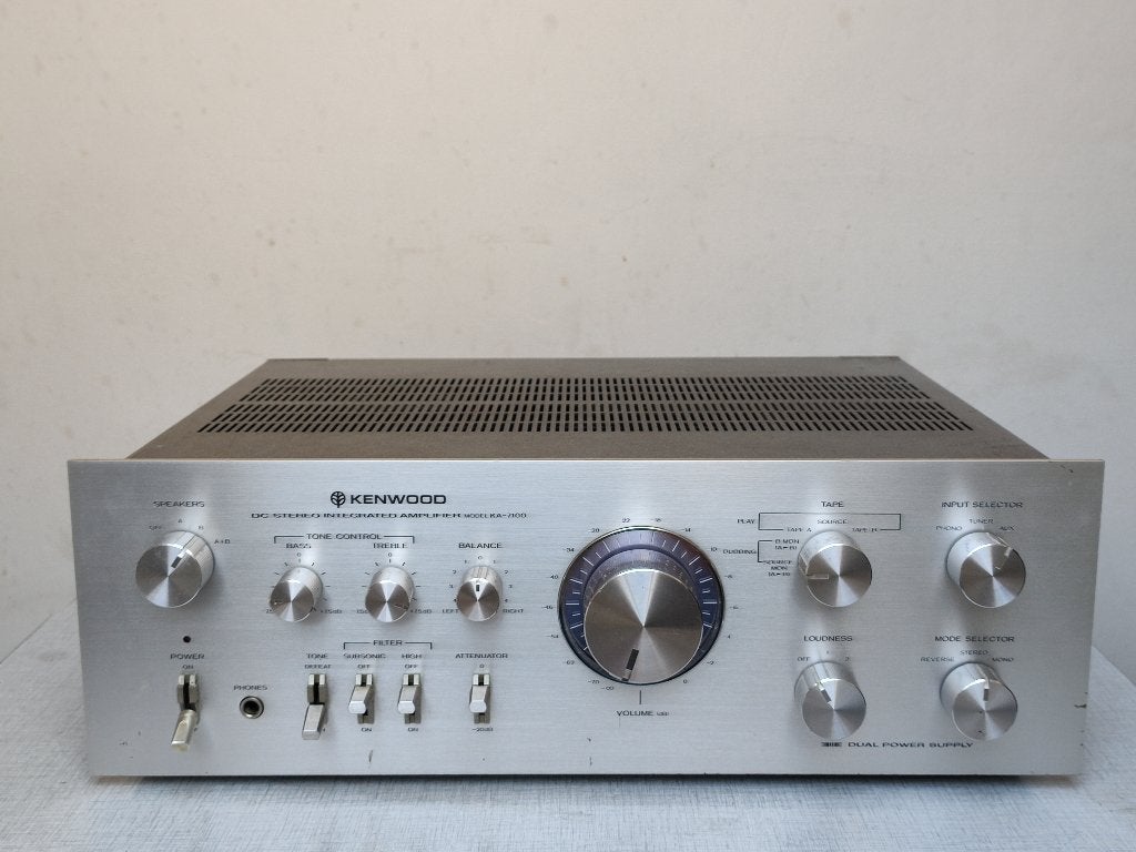 Kenwood ka-7100, Audio, Tv en Foto, Versterkers en Receivers, Overige merken, Gebruikt, Ophalen of Verzenden, 60 tot 120 watt