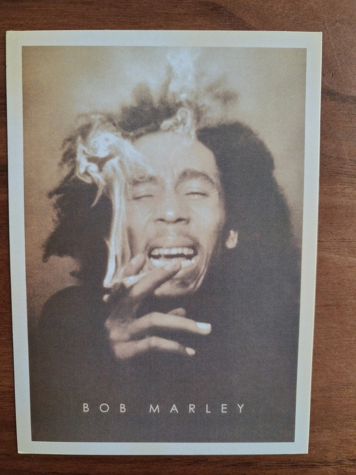 Bob Marley ansichtkaart, Verzamelen, Ophalen of Verzenden, Nieuw, Foto of Kaart