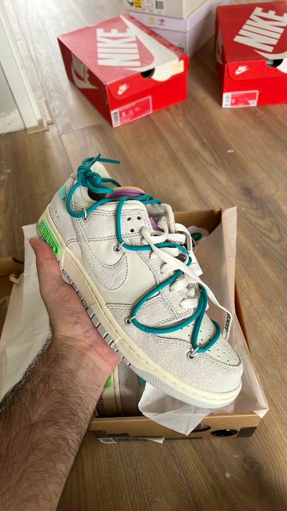 Nike Dunk x Off White Lot 36/50 US9/42.5eu, Kleding | Heren, Schoenen, Ophalen of Verzenden, Nieuw