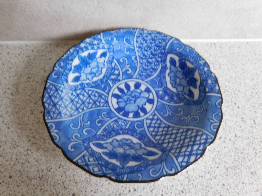 Bord Made in China - 12 cm. Blauw, Aziatisch, Overige merken, Keramiek, Ophalen of Verzenden