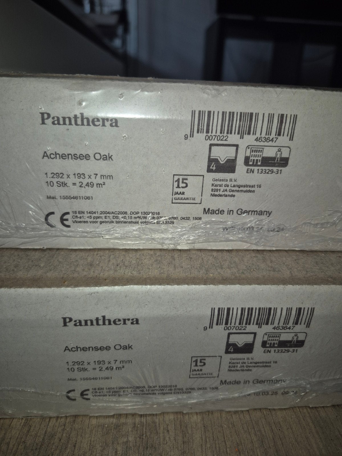 Panthera Achensee Oak Laminaat - Nieuw in verpakking, Bruin, Nieuw, 25 tot 50 m², Laminaat