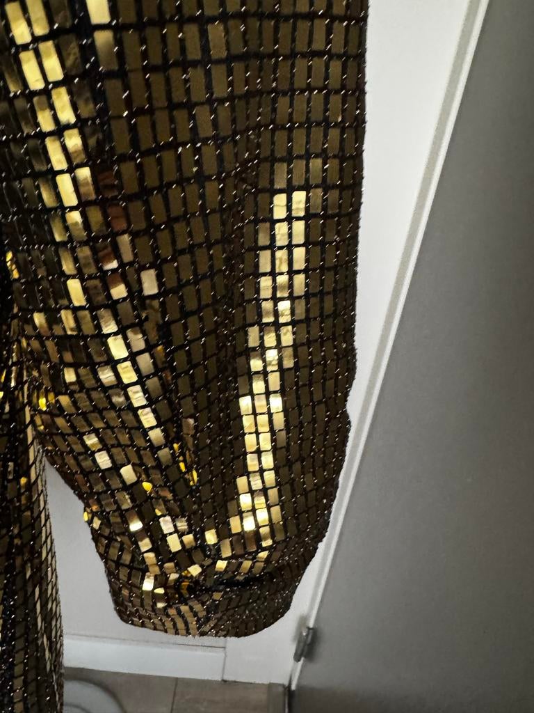 Gouden Colbert Maat M, Maat 38/40 (M), Overige kleuren, Ophalen of Verzenden, Zo goed als nieuw