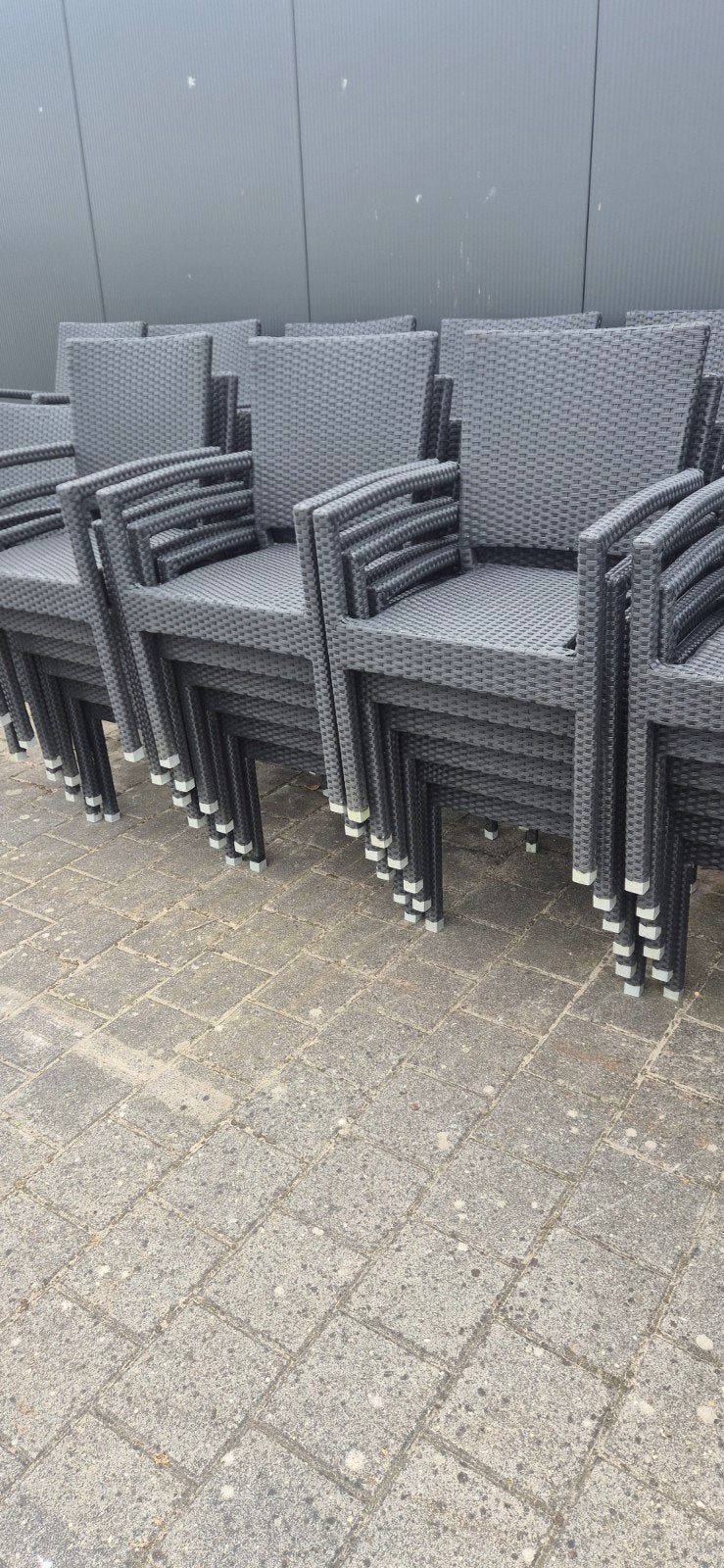 Terrasstoelen horeca restaurant buitenstoelen stapelstoelen, Ophalen, Gebruikt, Geen, Geen