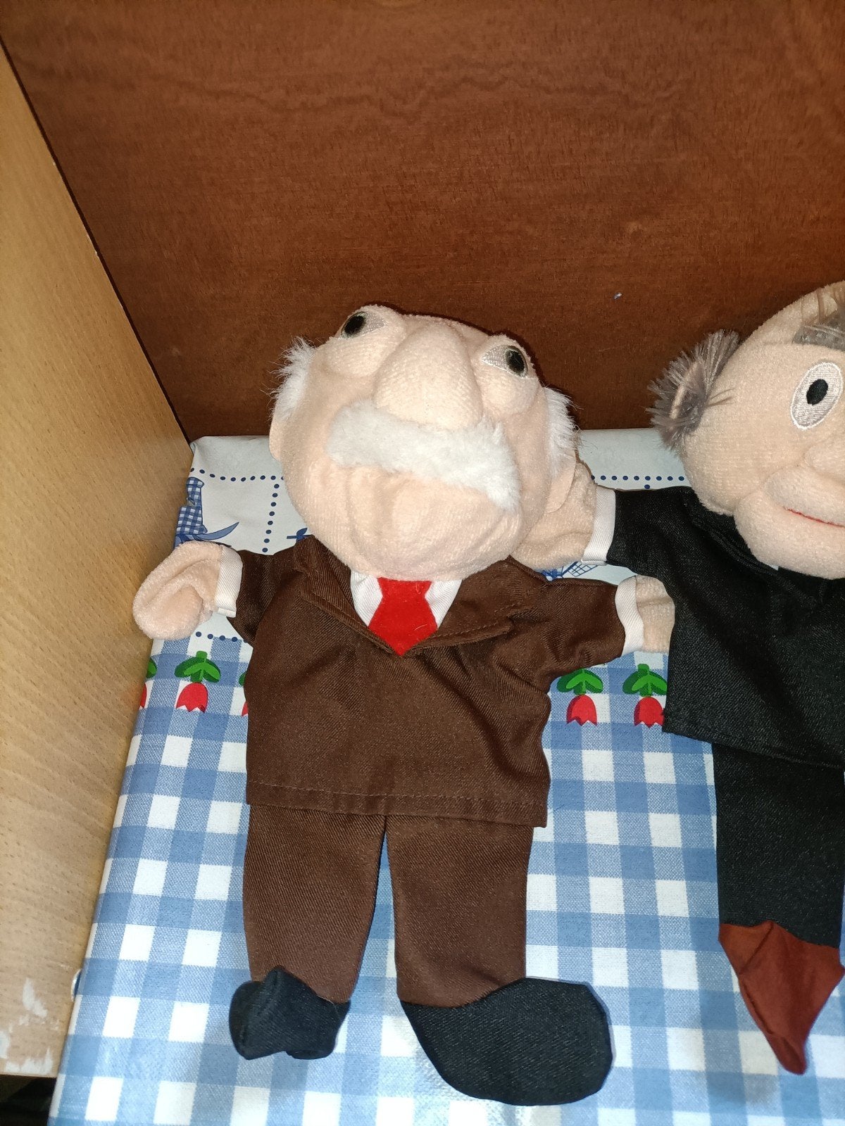 Waldorf en Stattler handpoppen oude mannetjes The Muppets, Ophalen of Verzenden, Zo goed als nieuw, Overige typen