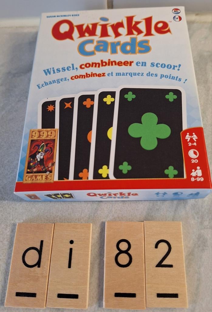 Qwirkle kaartspel, compleet, 999games, Ophalen of Verzenden, Nieuw, 999games