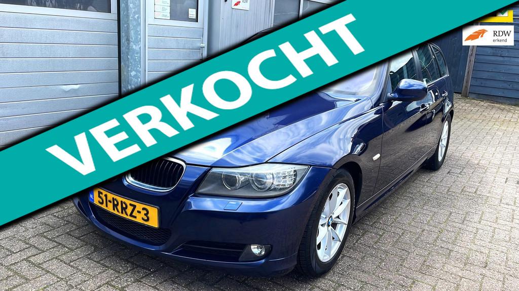 BMW 3-serie Touring 320d Efficient Dynamics Edition, 2993 cc, Blauw, Grijs, 6 cilinders