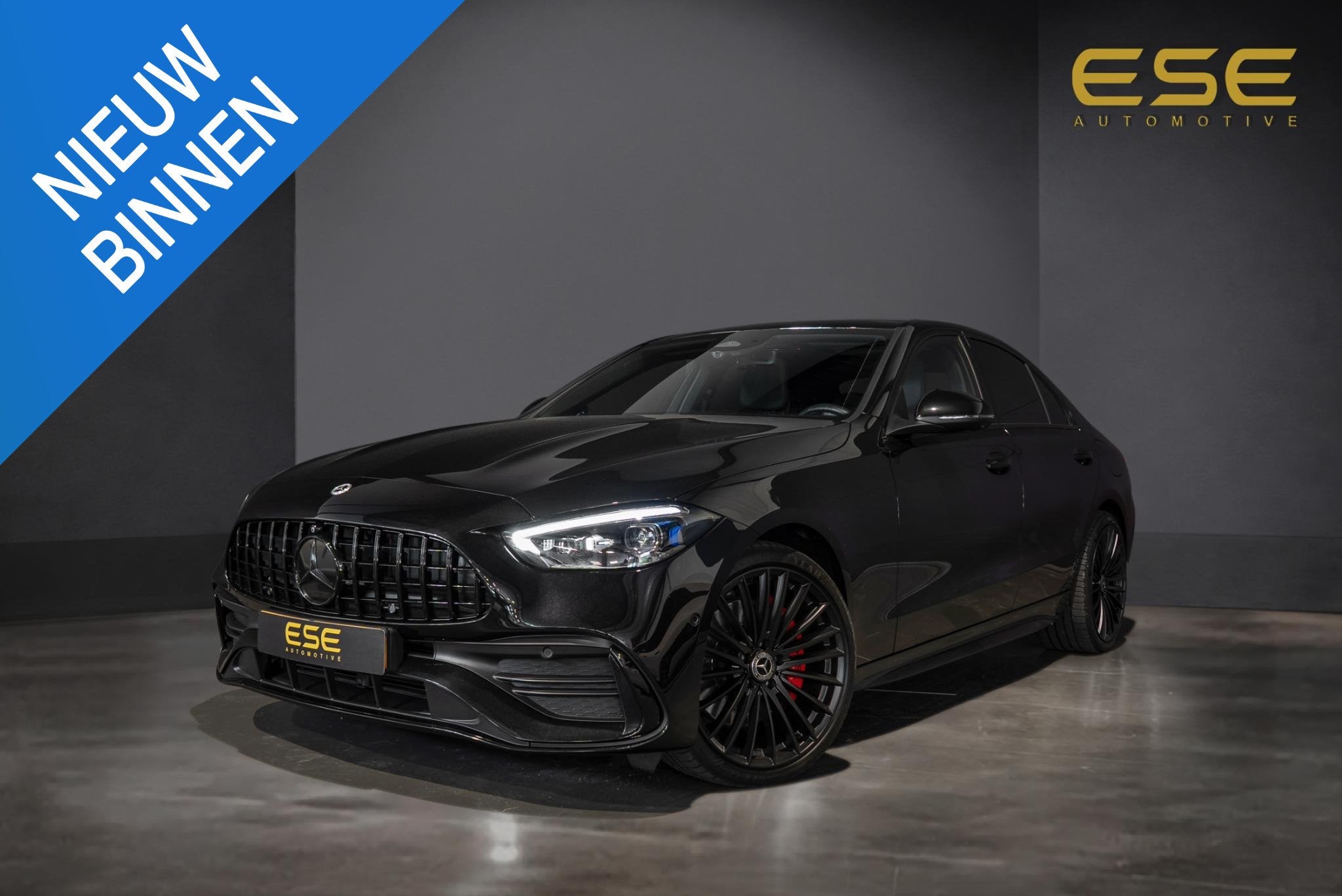 Mercedes-Benz C-klasse 300 e AMG Line Limited | Pano | Burme, Auto's, Mercedes-Benz, Bedrijf, Te koop, C-Klasse, 360° camera, ABS