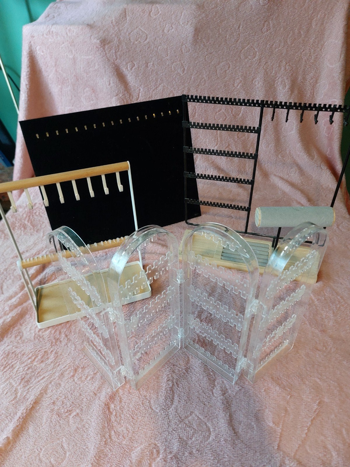 4 sieraden displays / houders, Ophalen, Zo goed als nieuw