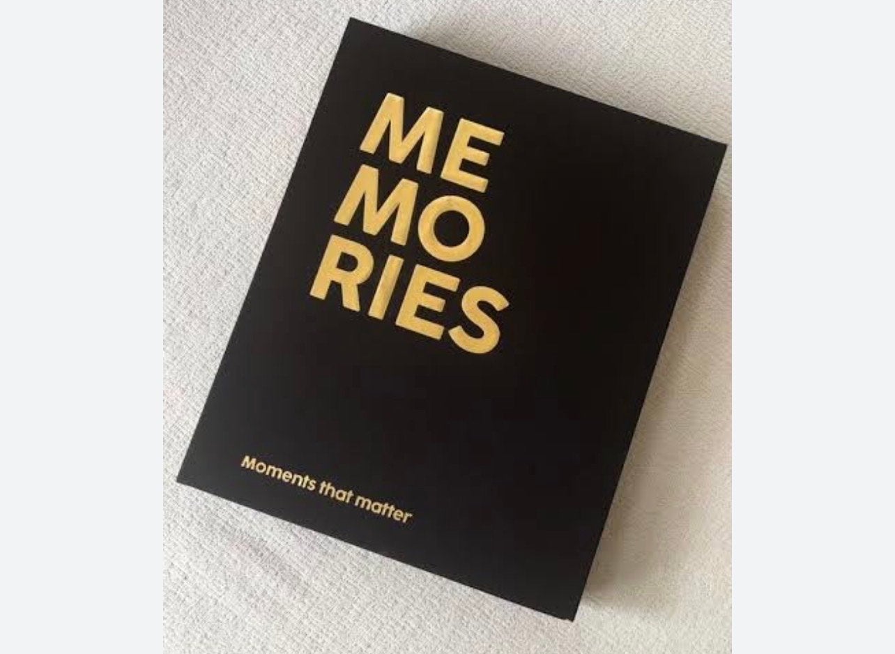 Zwart Fotoalbum 'Memories' - Moments that matter, Audio, Tv en Foto, Fotoalbums en Accessoires, Ophalen of Verzenden, Nieuw, Fotoalbum