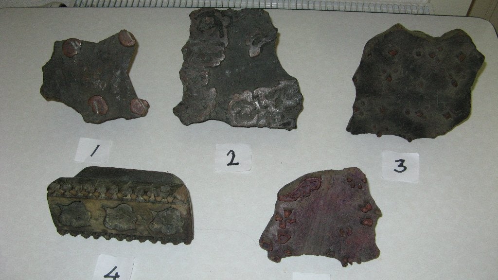 Oude  Batik stempels, Ophalen of Verzenden, Gebruikt, Houten stempel