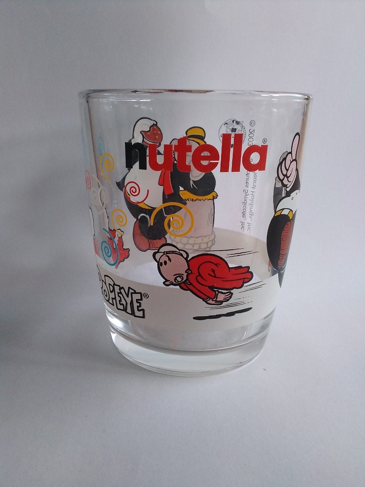 Glas Nutella Pinokkio 2003, Verzamelen, Verzenden, Zo goed als nieuw, Overige typen