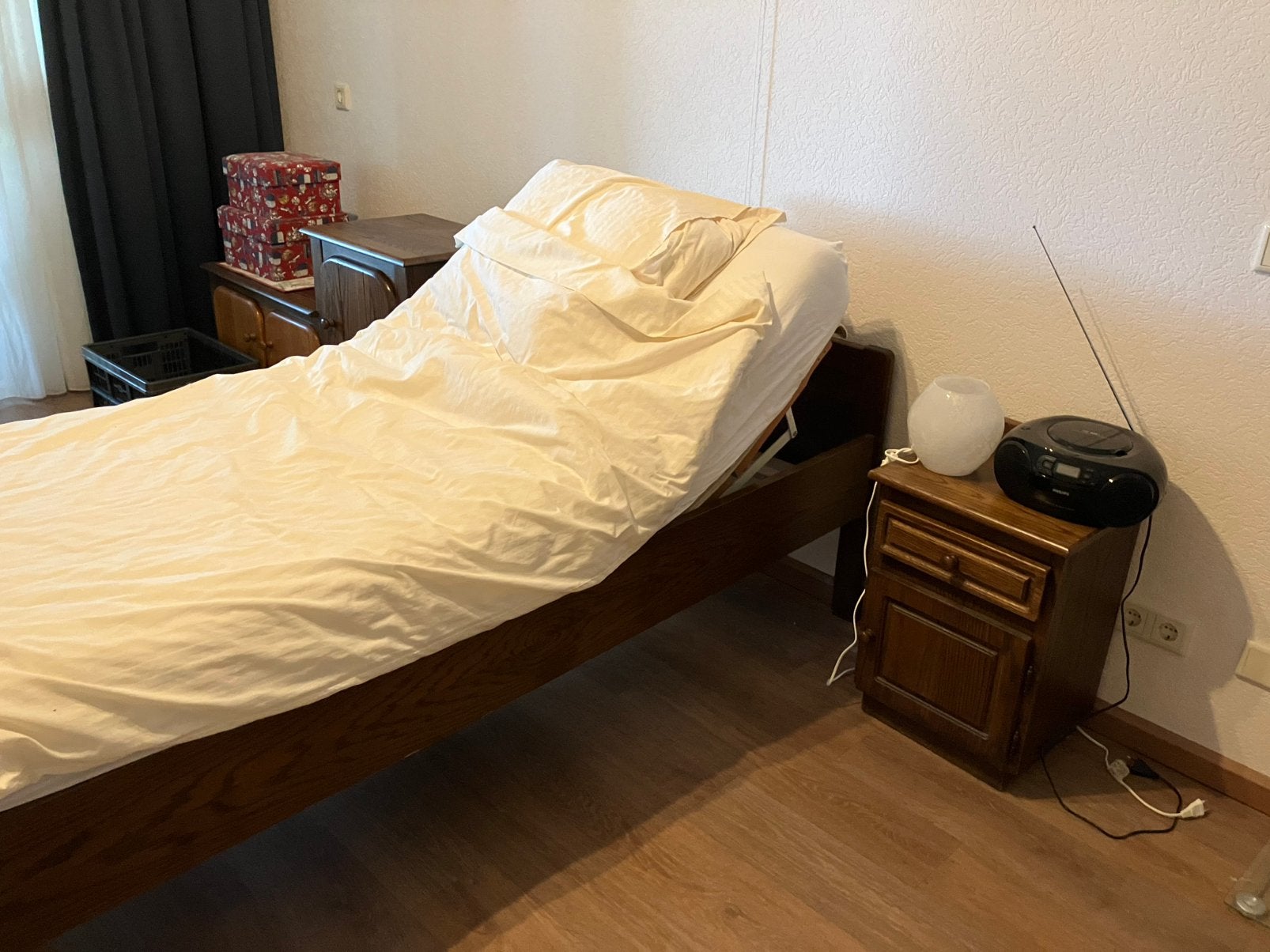 Bed 1 persoons, Huis en Inrichting, Ophalen, Gebruikt, Eenpersoons, Rustiek