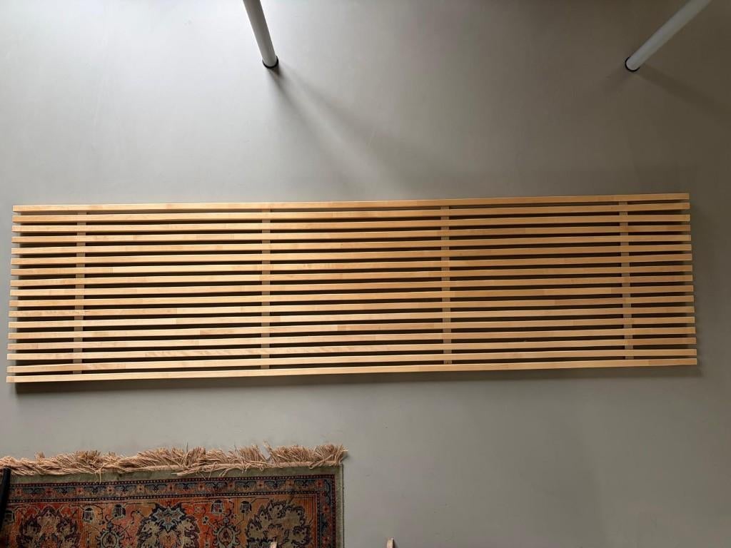 Ikea Mandal hoofdbord, Huis en Inrichting, Slaapkamer | Bedden, Ophalen, Overige kleuren, Tweepersoons, Zo goed als nieuw